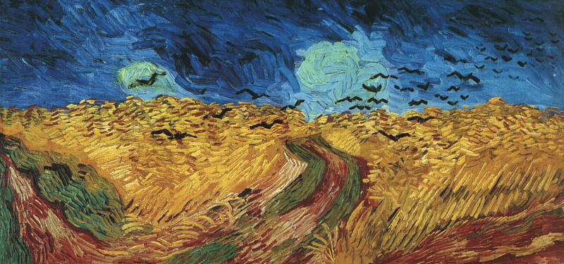 Wheatfield With Crows